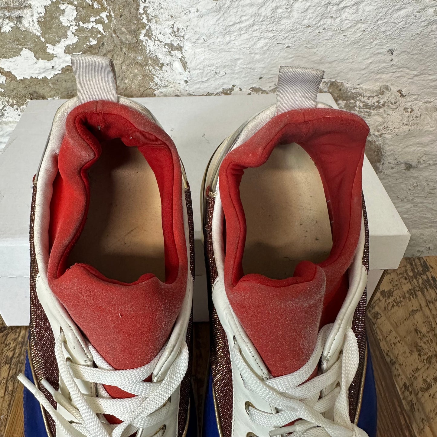 Christian Louboutin Blue Red White Sneaker Sz 11 (44)