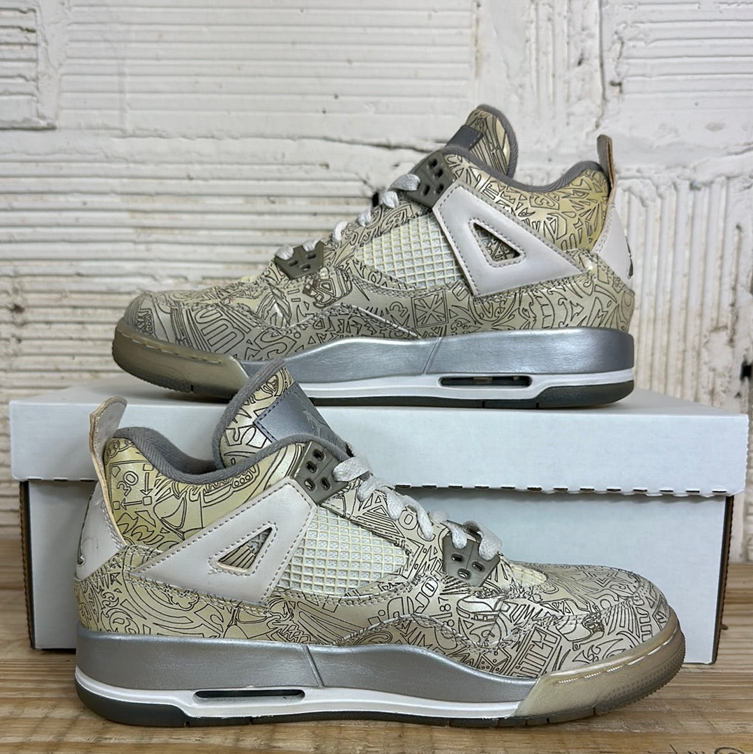 Air Jordan 4 30th Anniversary Laser Sz 6.5Y