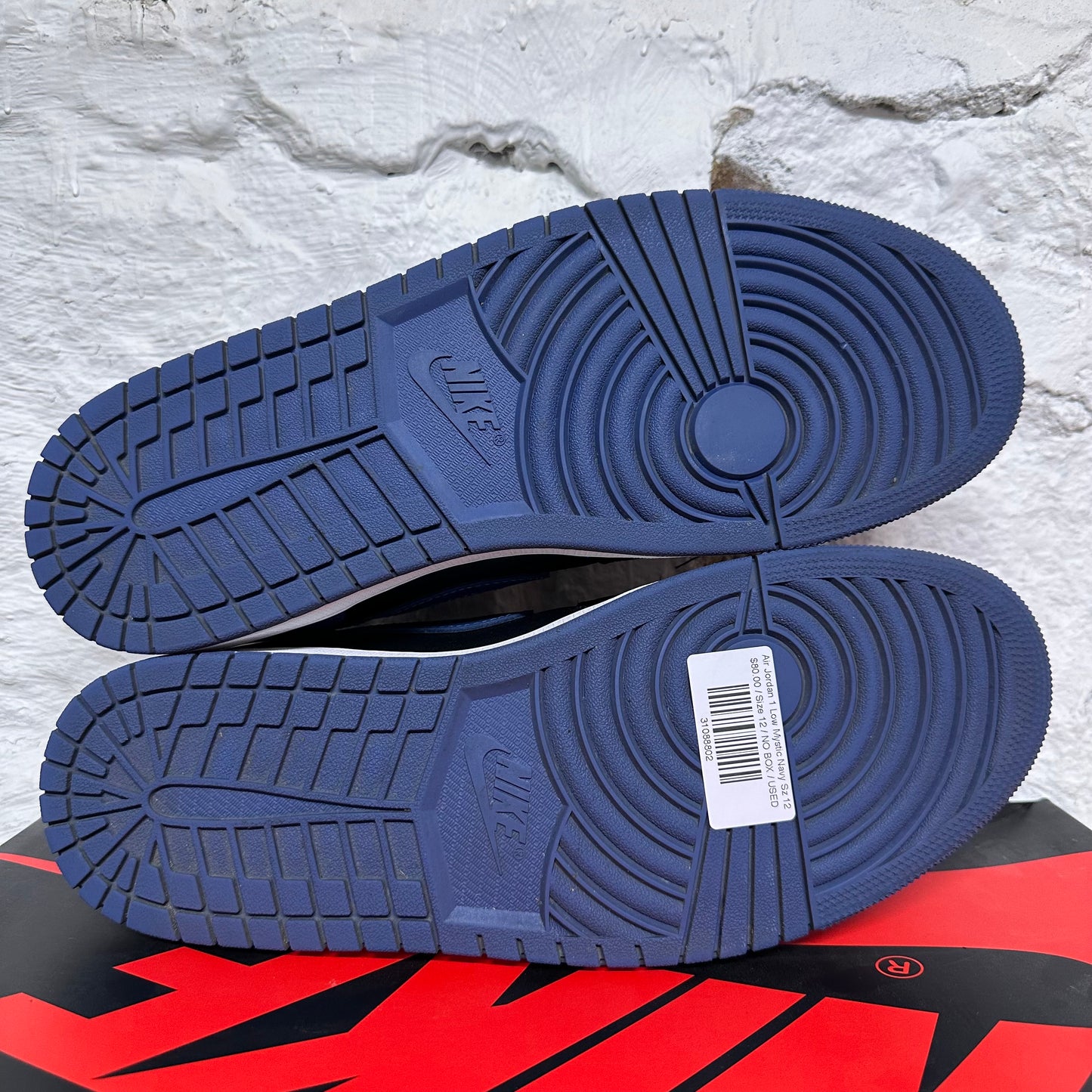 Air Jordan 1 Low Mystic Navy Sz 12