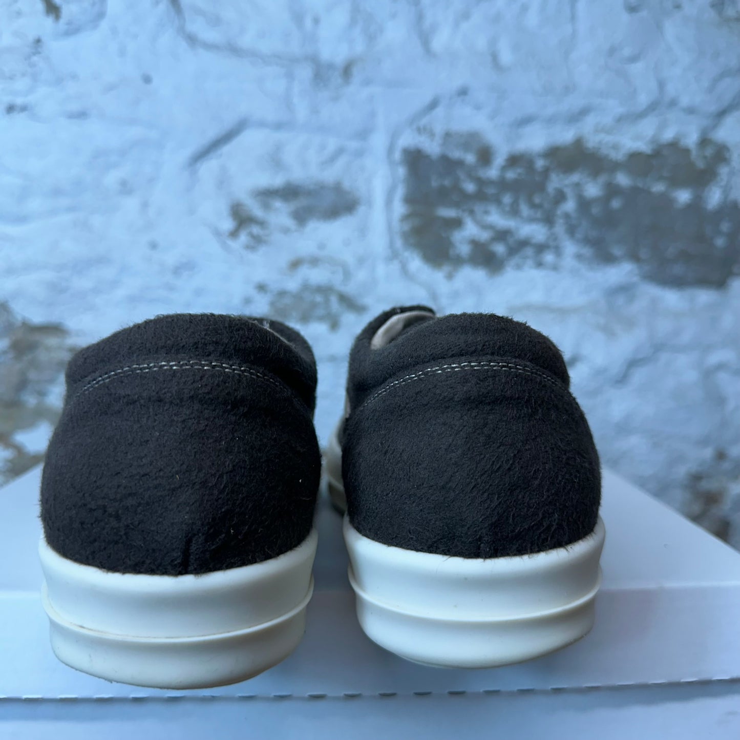 Rick Owens Vintage Dust Suede Milk Sneaker Sz 10 (43)