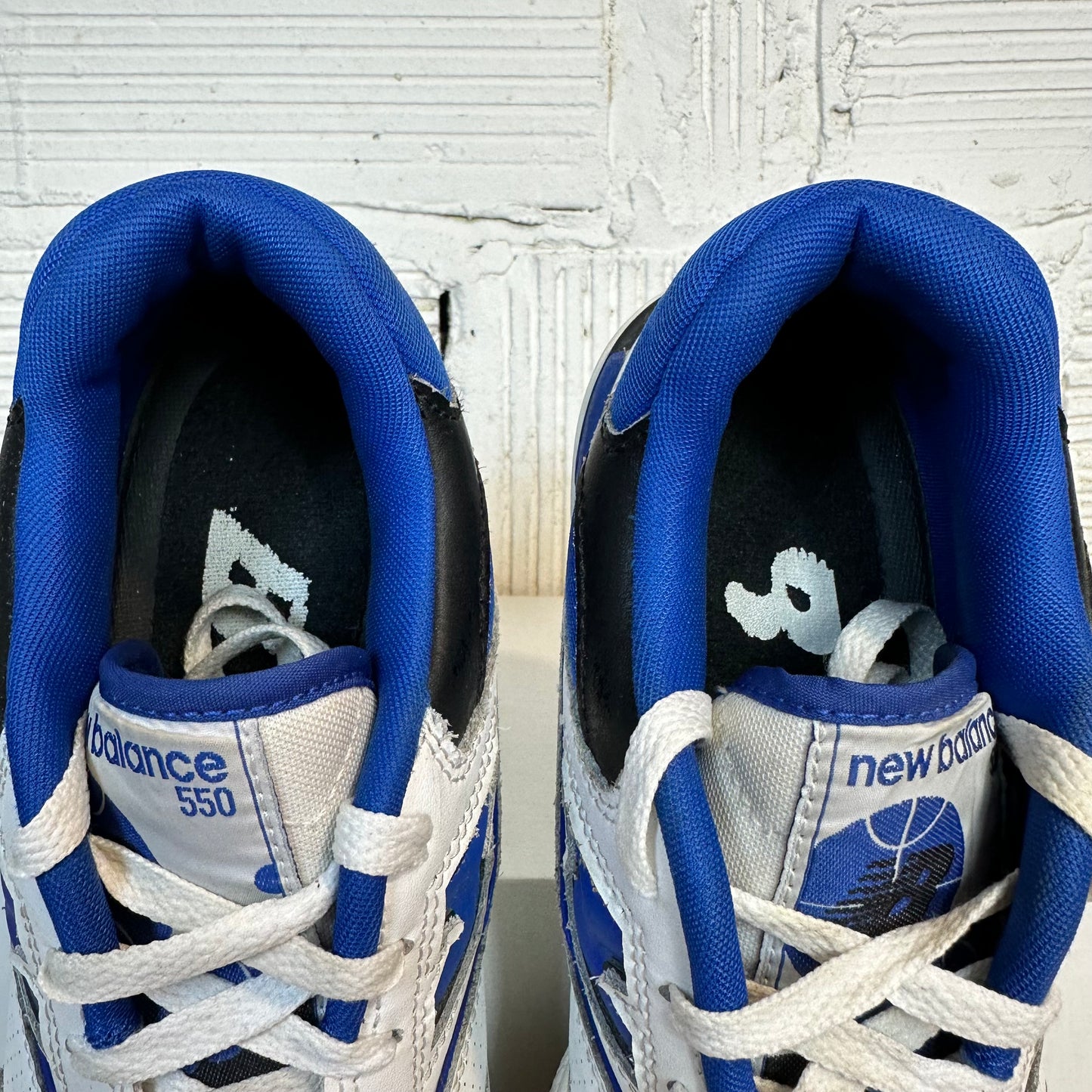 New Balance 550 White Blue Sz 8