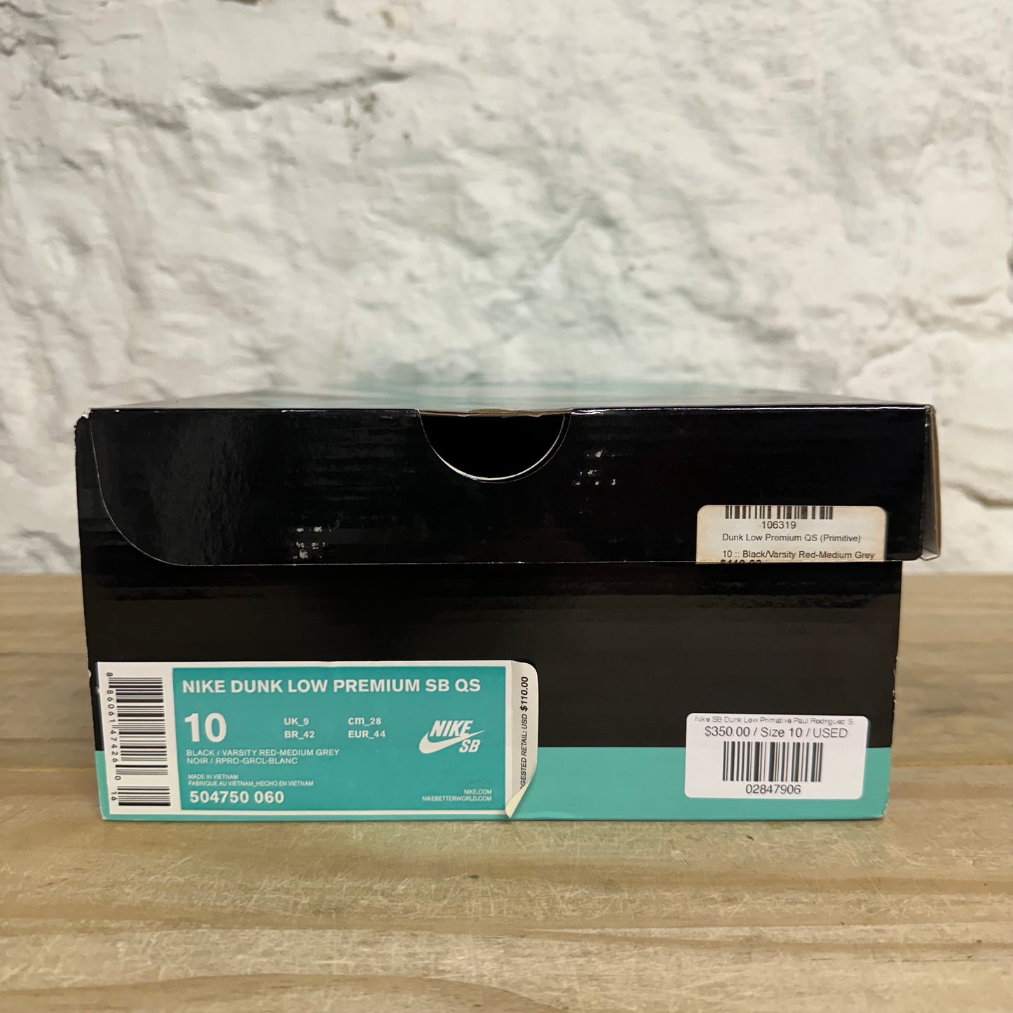 Nike SB Dunk Low Primative Paul Rodriguez Sz 10