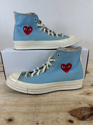 Converse Chuck Taylor All Star Hi CDG Light Blue Sz 8