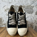 Rick Owens Jumbo Lace Black Milk Sneaker Sz 11 (44)
