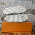 Louis Vuitton Brown Patent White Monogram Time Out Sneaker Sz 7 (40)