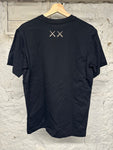 Kaws Black Figure T-shirt Sz S DS