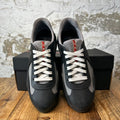 Prada Americas Cup Black Rubber Grey Sneaker Sz 9 (42)