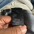 Amiri MX1 Grey Orange Plaid Blue Denim Jeans Sz 34