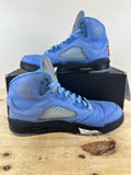 Air Jordan 5 UNC University Blue Sz 9.5