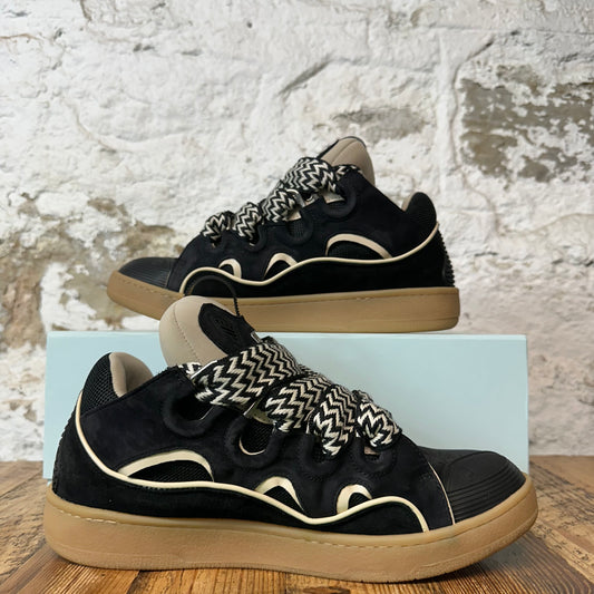Lanvin Curb Black White Gum Bottom Sneaker Sz 11 (44)