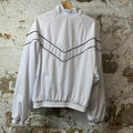 Rhude Black Piping Track Jacket White Sz S