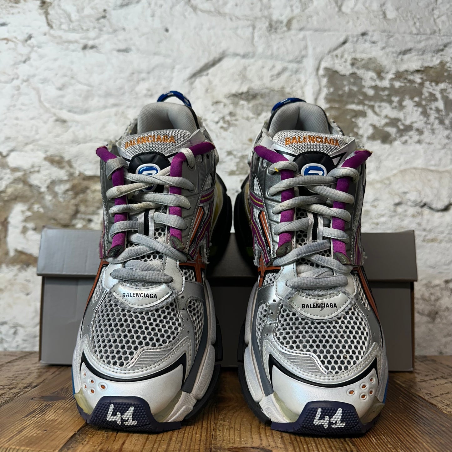 Balenciaga Runner Multicolor Grey Sneaker Sz 8 (41)