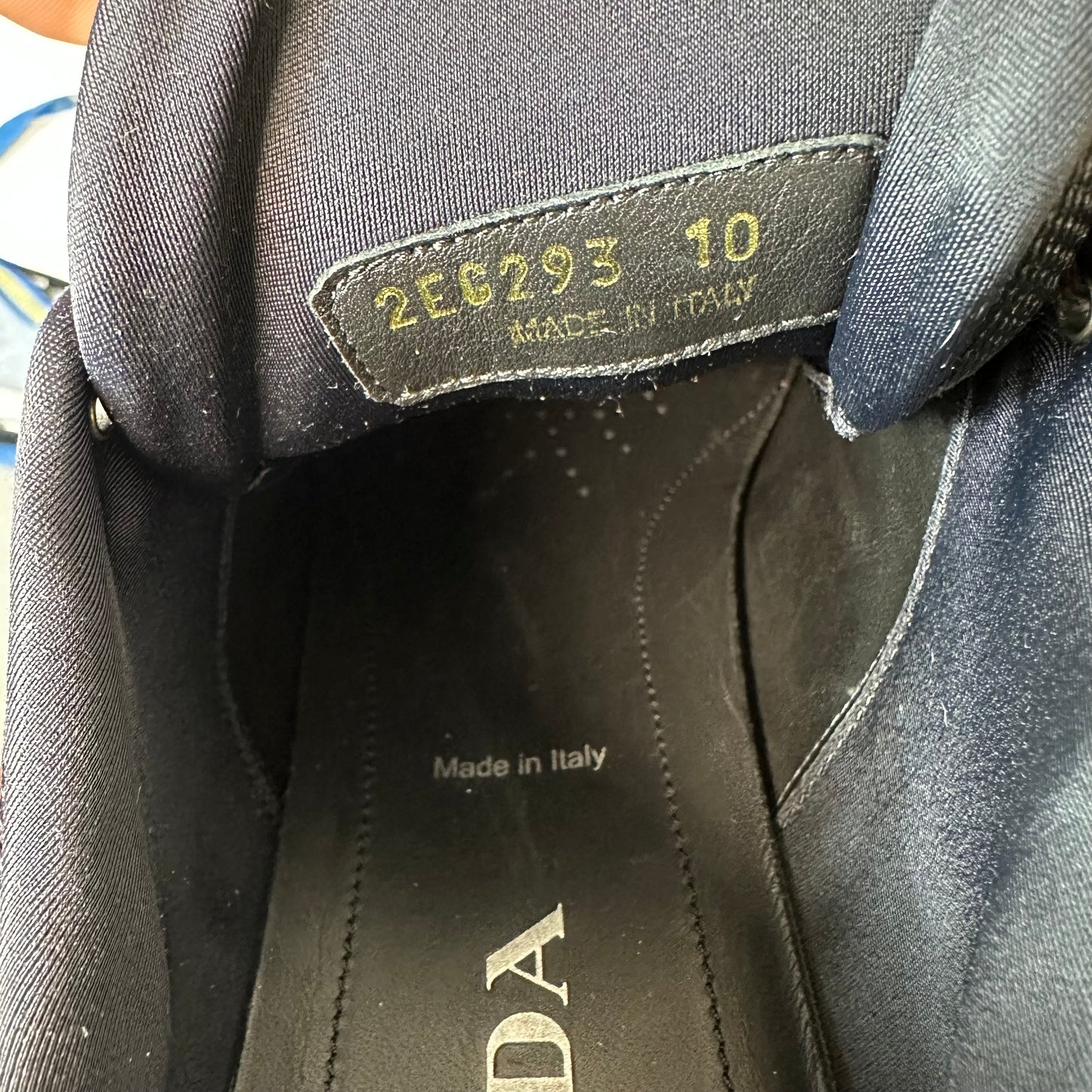 Prada Cloudbust Thunder Black Red Sneaker Sz 10