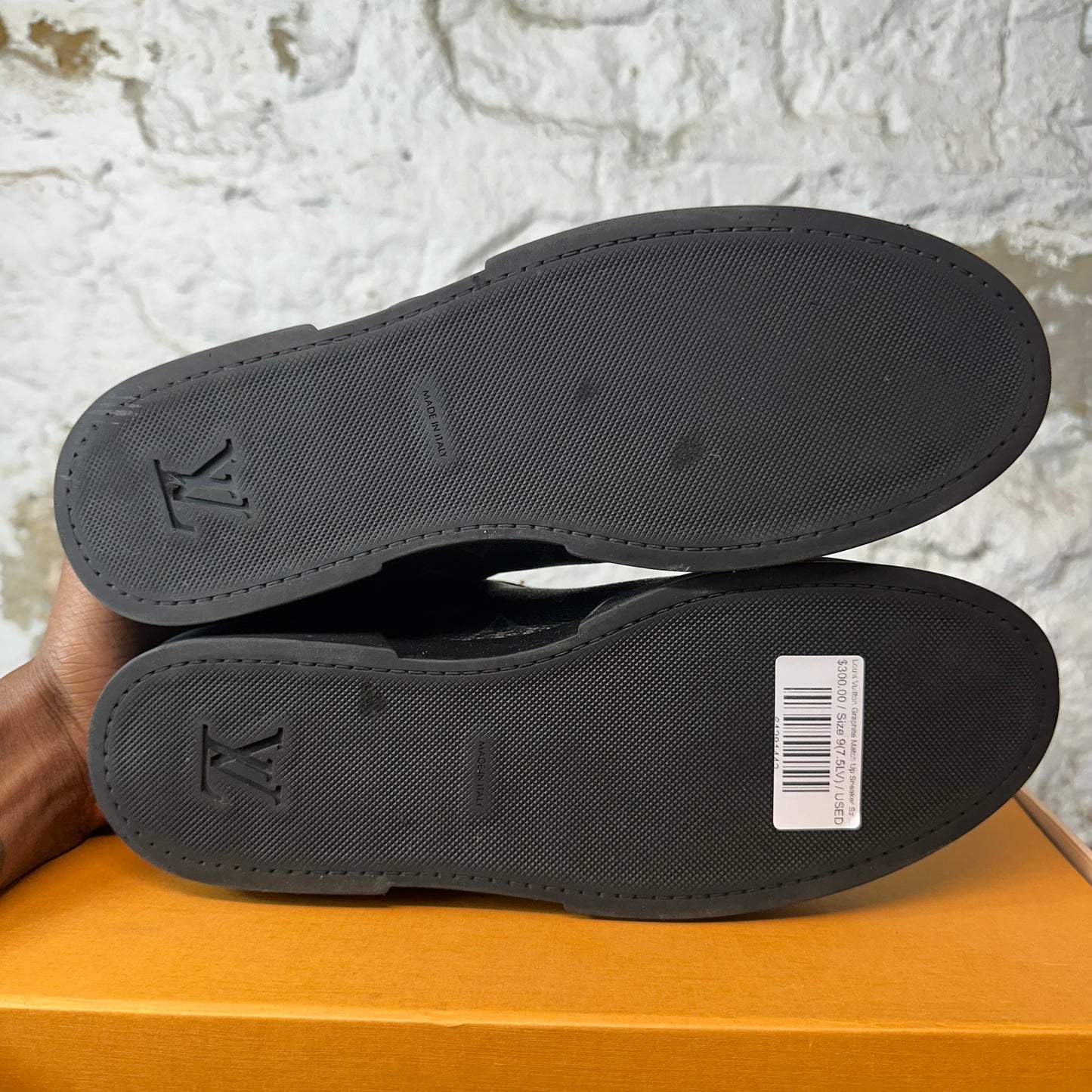Louis Vuitton Graphite Match Up Sneaker Sz 9 (7.5LV)