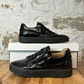 Giuseppe Zanoti Black Patent Sneaker Sz 8 (41)