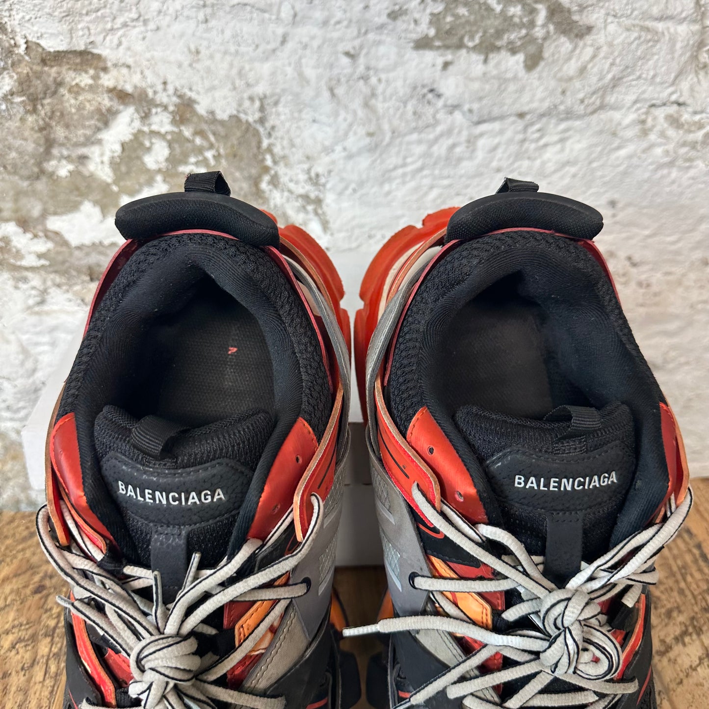Balenciaga Track Runner Orange Black Grey Sneaker Sz 13 (46)