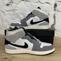 Air Jordan 1 Mid Craft White Cement Grey Black Sz 10 DS
