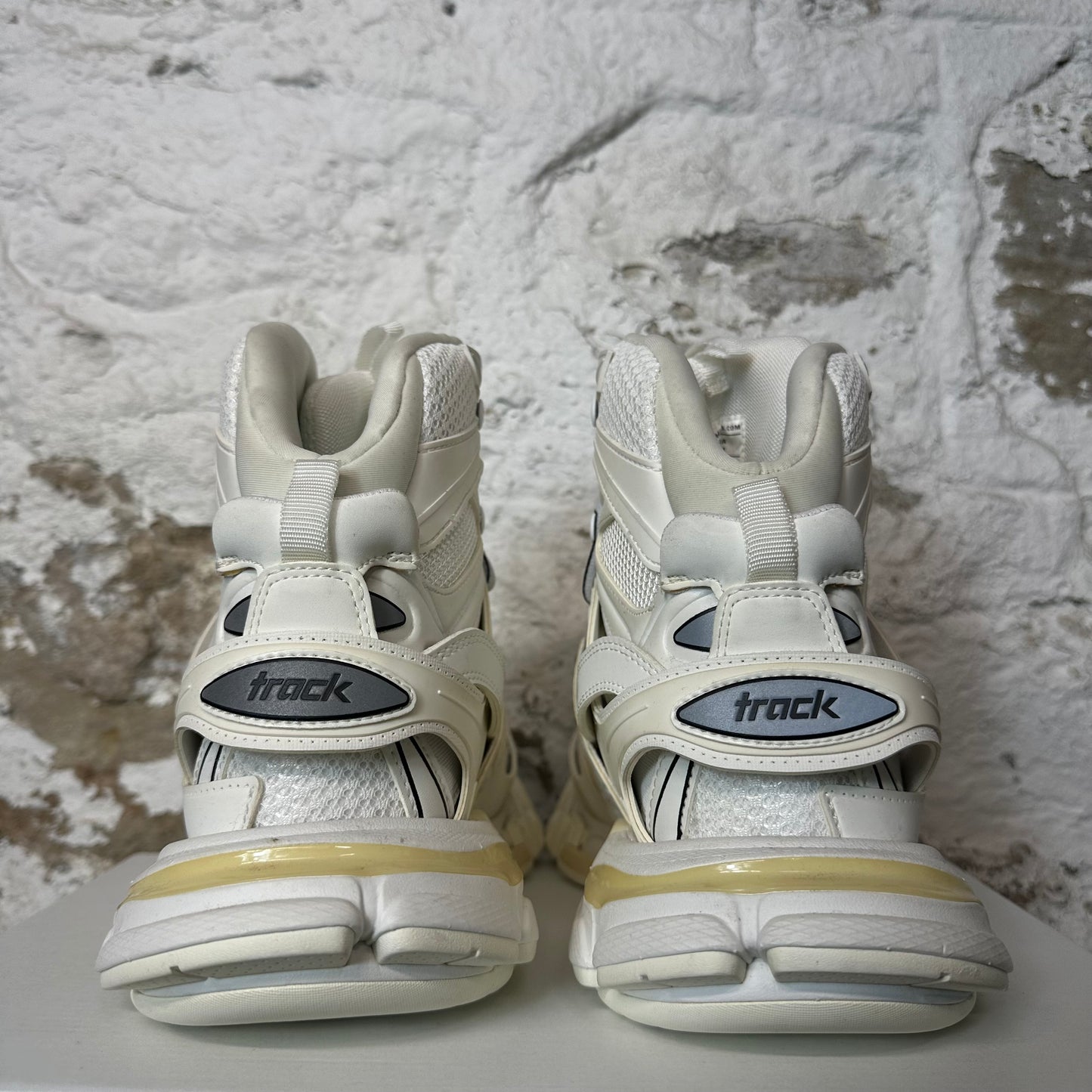 Balenciaga High Track Runner White Cream Sneaker Sz 8 (41) No Box