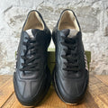 Gucci Rhyton Gucciband Black Sneaker Sz 9
