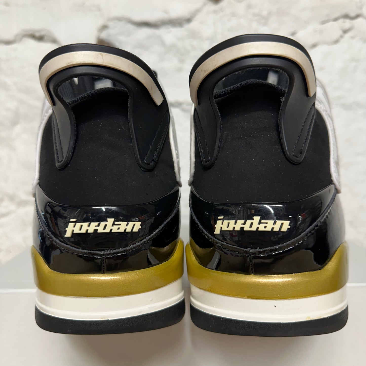 Air Jordan Dub Zero Metallic Gold White Sz 13