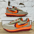 Nike LD Waffle Sacai CLOT Orange Blaze Sz 9.5 DS
