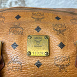 MCM Cognac Boston Bag