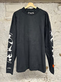 Heron Preston Black Mockneck T-Shirt L/S Sz XL