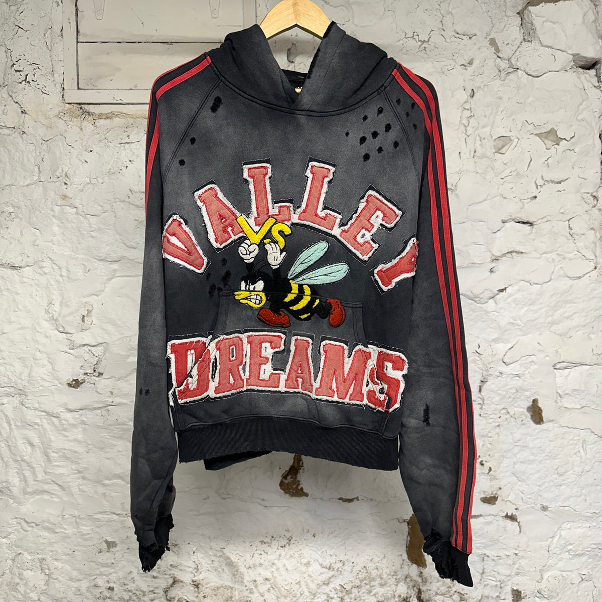 Vale Anthem Black Track Hoodie Sz L