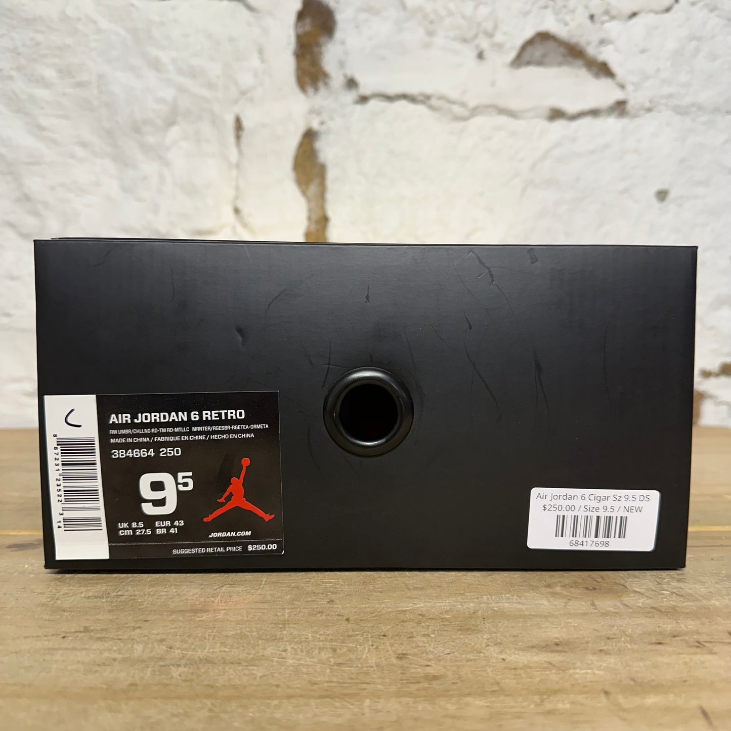 Air Jordan 6 Cigar Sz 9.5 DS