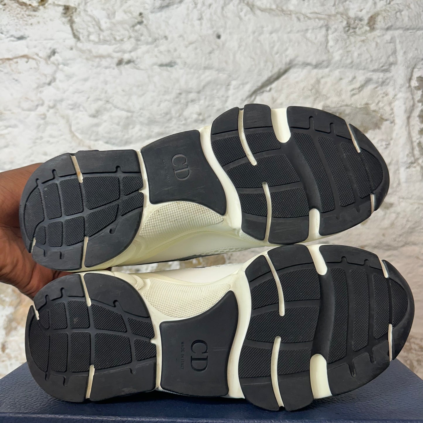 Dior B22 Black White Green Sneaker Sz 9 (42)