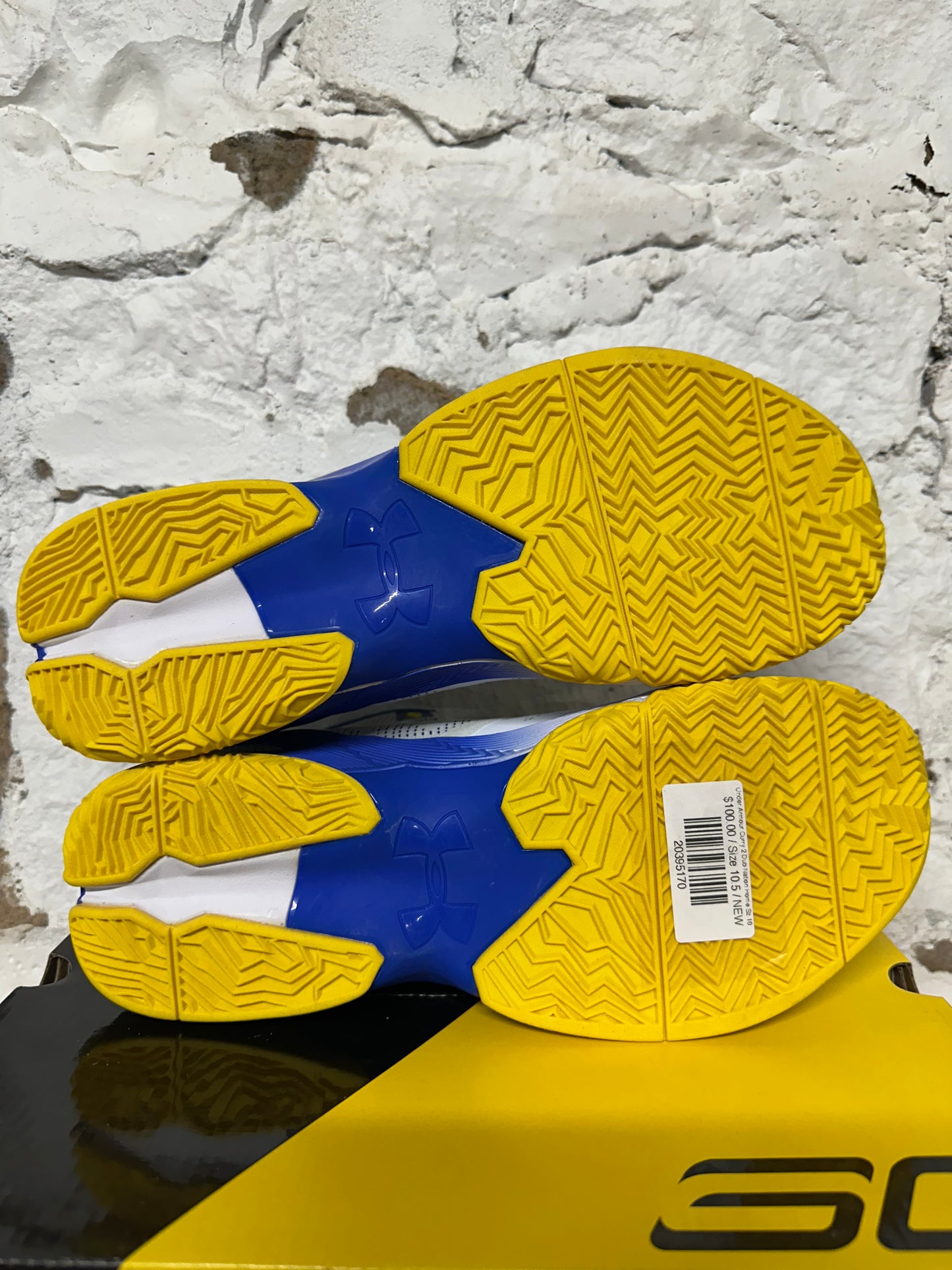 Under Armour Curry 2 Dub Nation Home Sz 10.5 DS