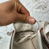 Alexander Mcqueen Silver Orange Tab White Sneaker Sz 13 (46)