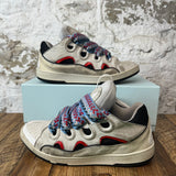 Lanvin Curb Multicolor Lace Gray Black Sneaker Sz 11 (44)