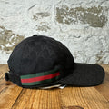 Gucci Black GG Monogram Hat Sz M
