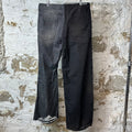 Balenciaga Fifty-Fifty Black Denim Jeans Sz L DS