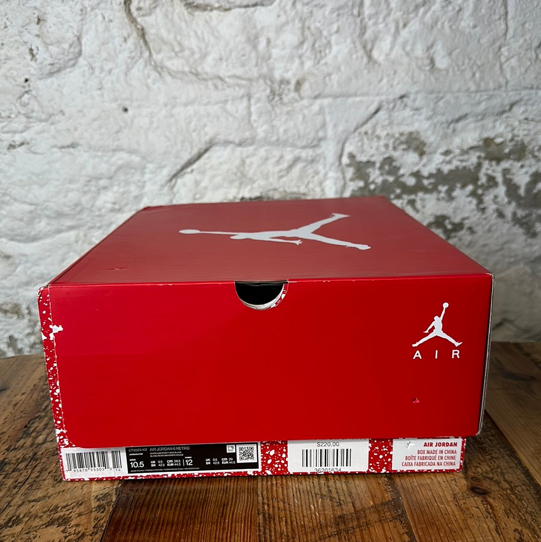 Air Jordan 6 Red Oreo Sz 10.5 DS