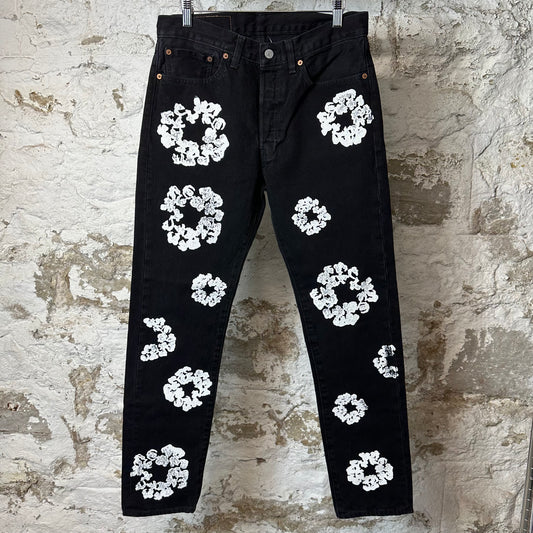 Denim Tears White CW Black Denim Jeans Sz 31