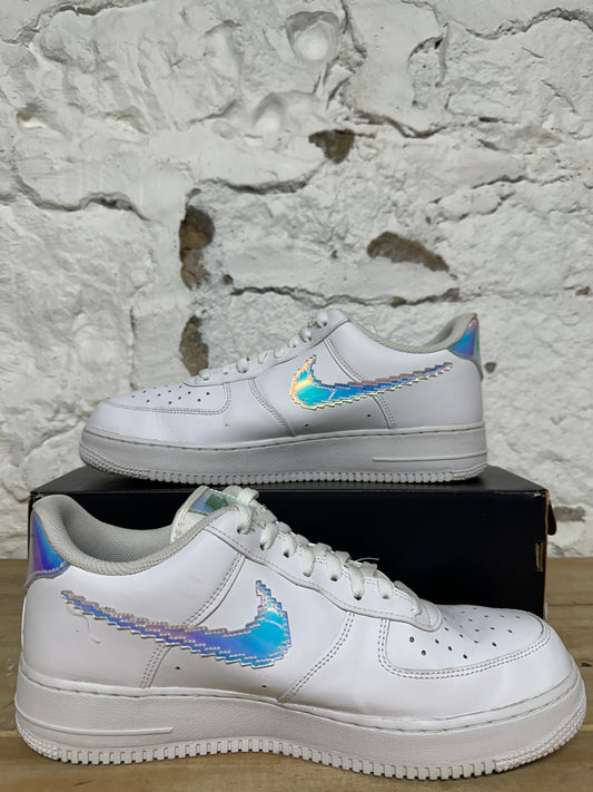 Nike Air Force 1 Low Iridescent Pixel Swoosh Sz 11