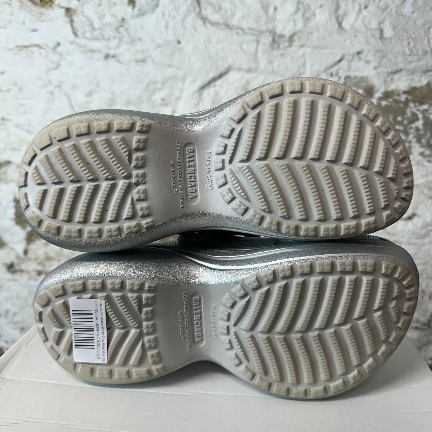 Balenciaga Platform Jibbitz Croc Mule Sz 6 (38)