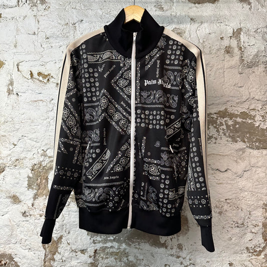 Palm Angels Black Paisley Track Jacket Sz M