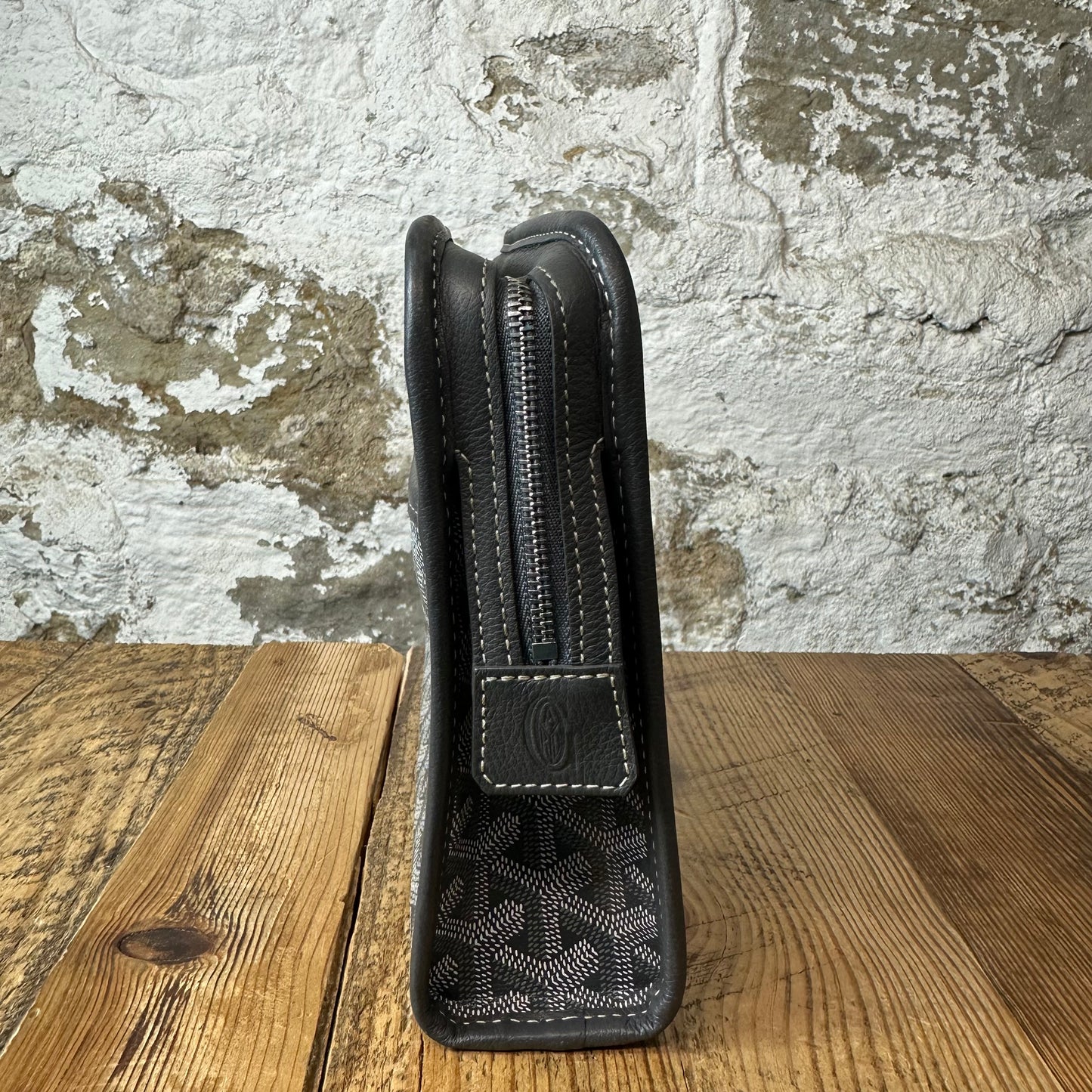 Goyard Jouvence Grey Monogram Toiletry Bag