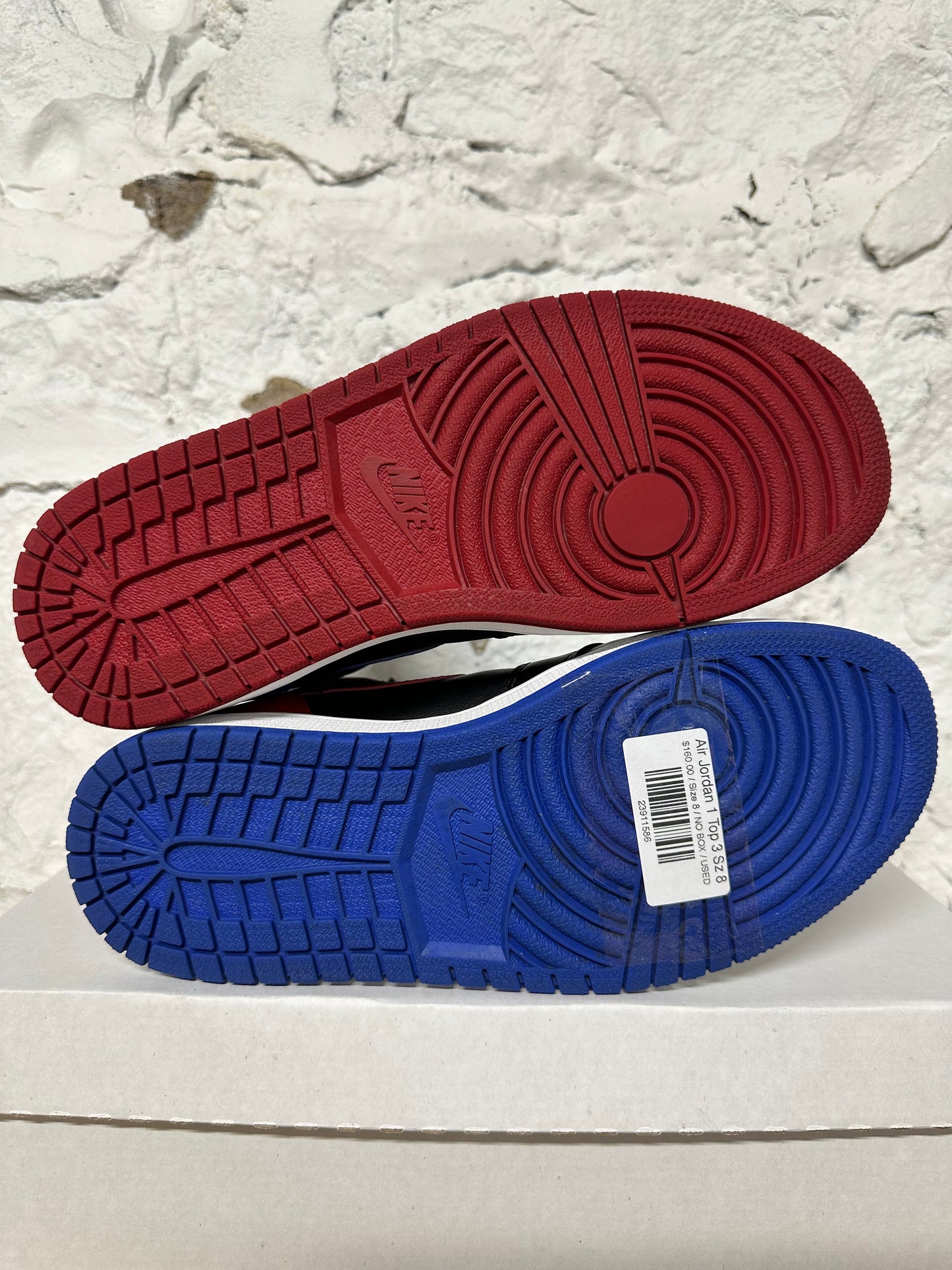 Air Jordan 1 Top 3 Sz 8