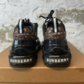 Burberry Arthur Brown Monogram Black Sneaker Sz 8 (41)