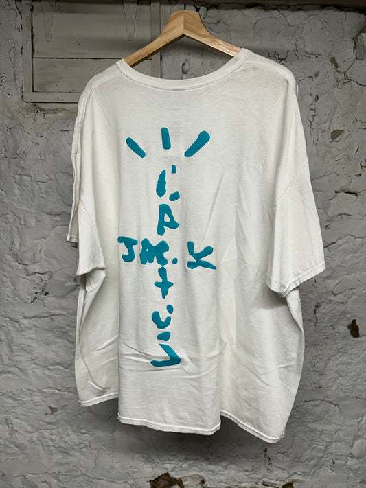 Travis Scott Mcdonalds White T-Shirt Sz 2XL
