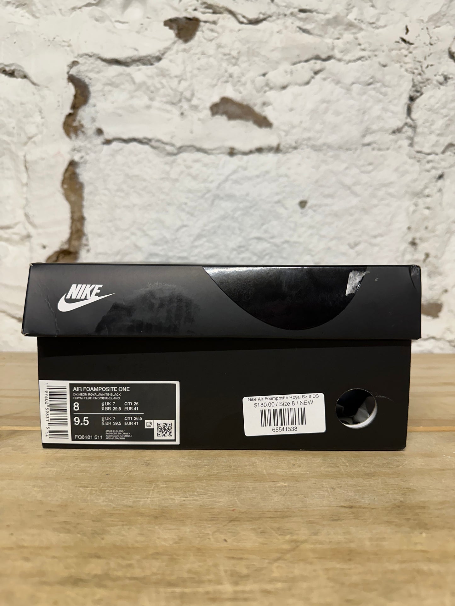 Nike Air Foamposite One Royal Sz 8 DS