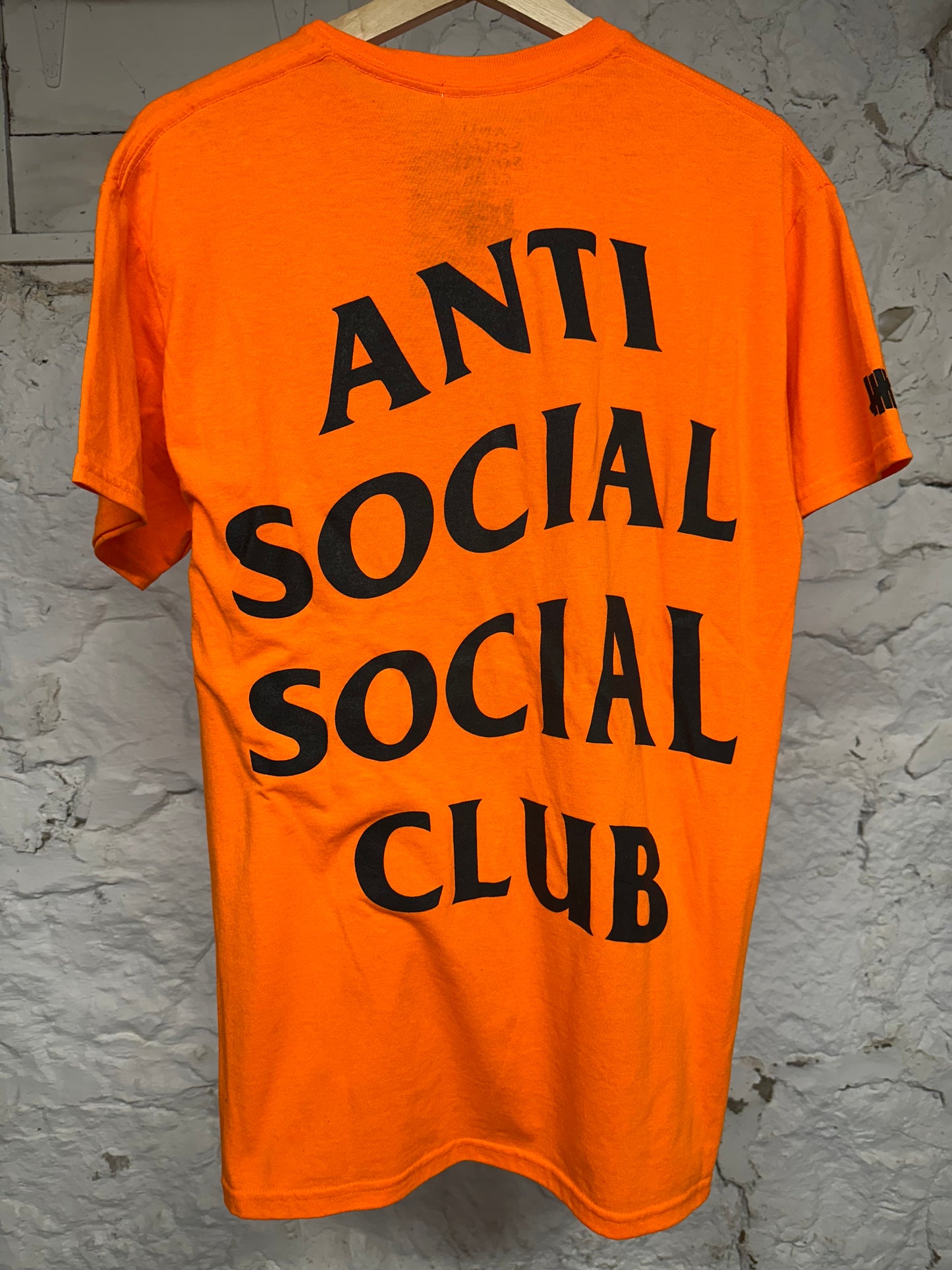 Anti Social Social ClubParanoid Orange T-Shirt Sz M