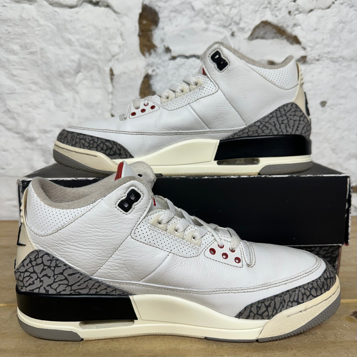Air Jordan 3 White Cement Reimagined Sz 10.5