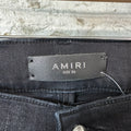 Amiri Green Camo Star Chemist Black Denim Jeans Sz 30