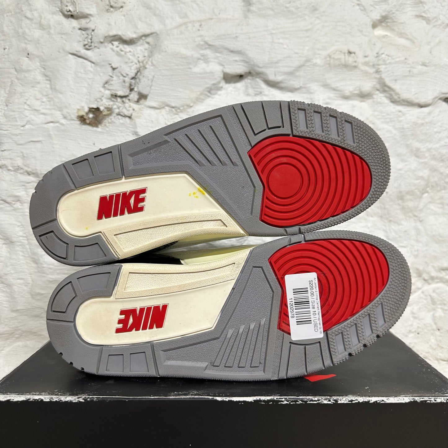 Air Jordan 3 White Cement Reimagined Sz 10
