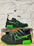 Off White Dunk Rubber Green Strike Sz 13
